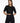 TANIE TOP-In The Mood For LoveSiyah Kadın Payetli Loose Fit Bluz